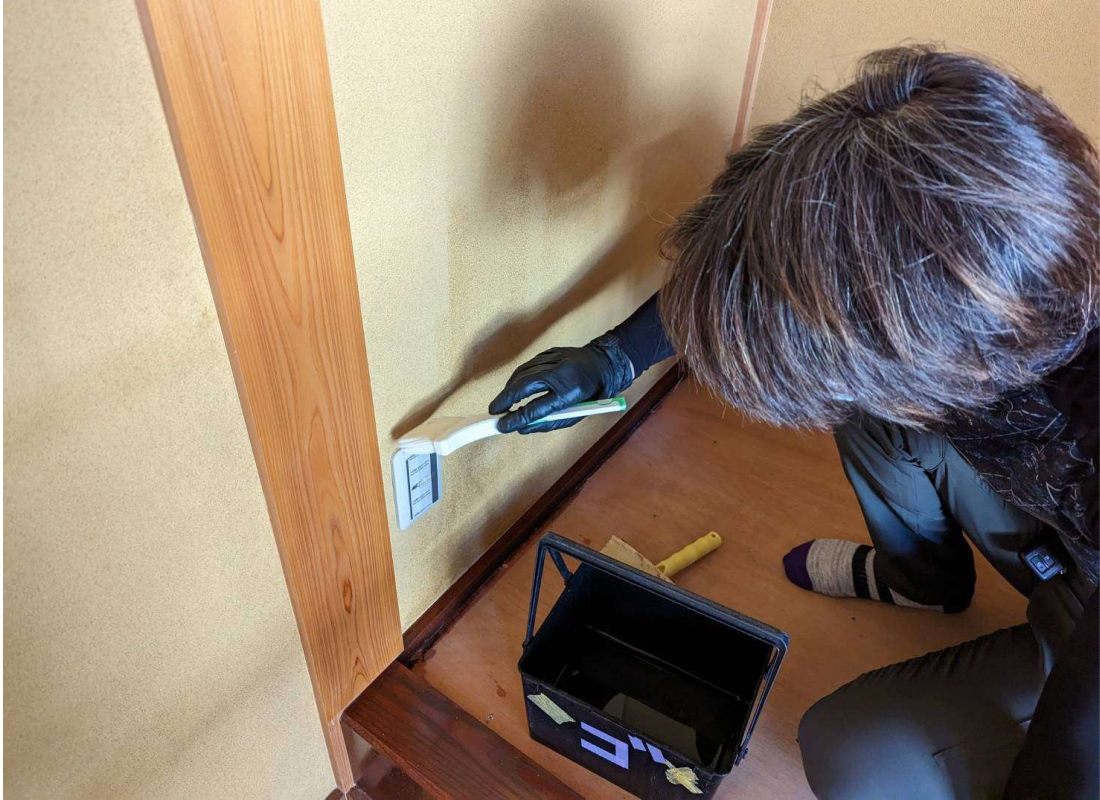 壁紙のカビ取り