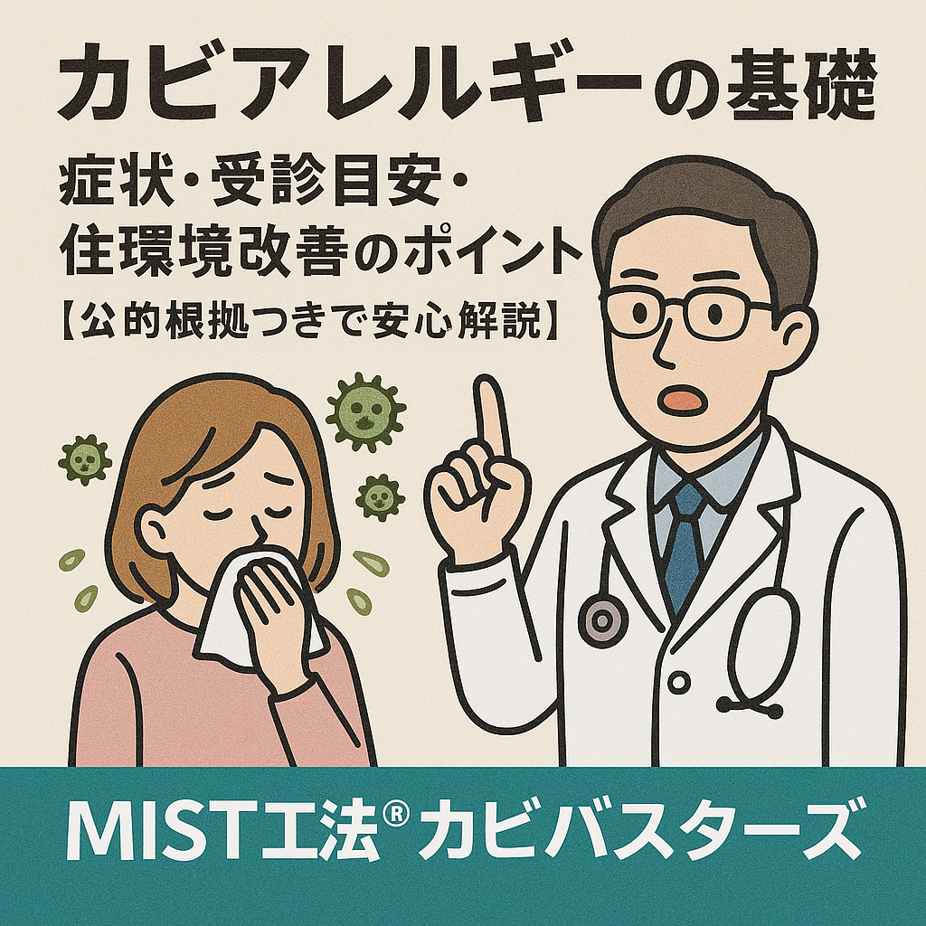 カビアレルギーの基礎知識｜症状・受診目安・住環境改善のポイント【公的根拠つきで安心解説】