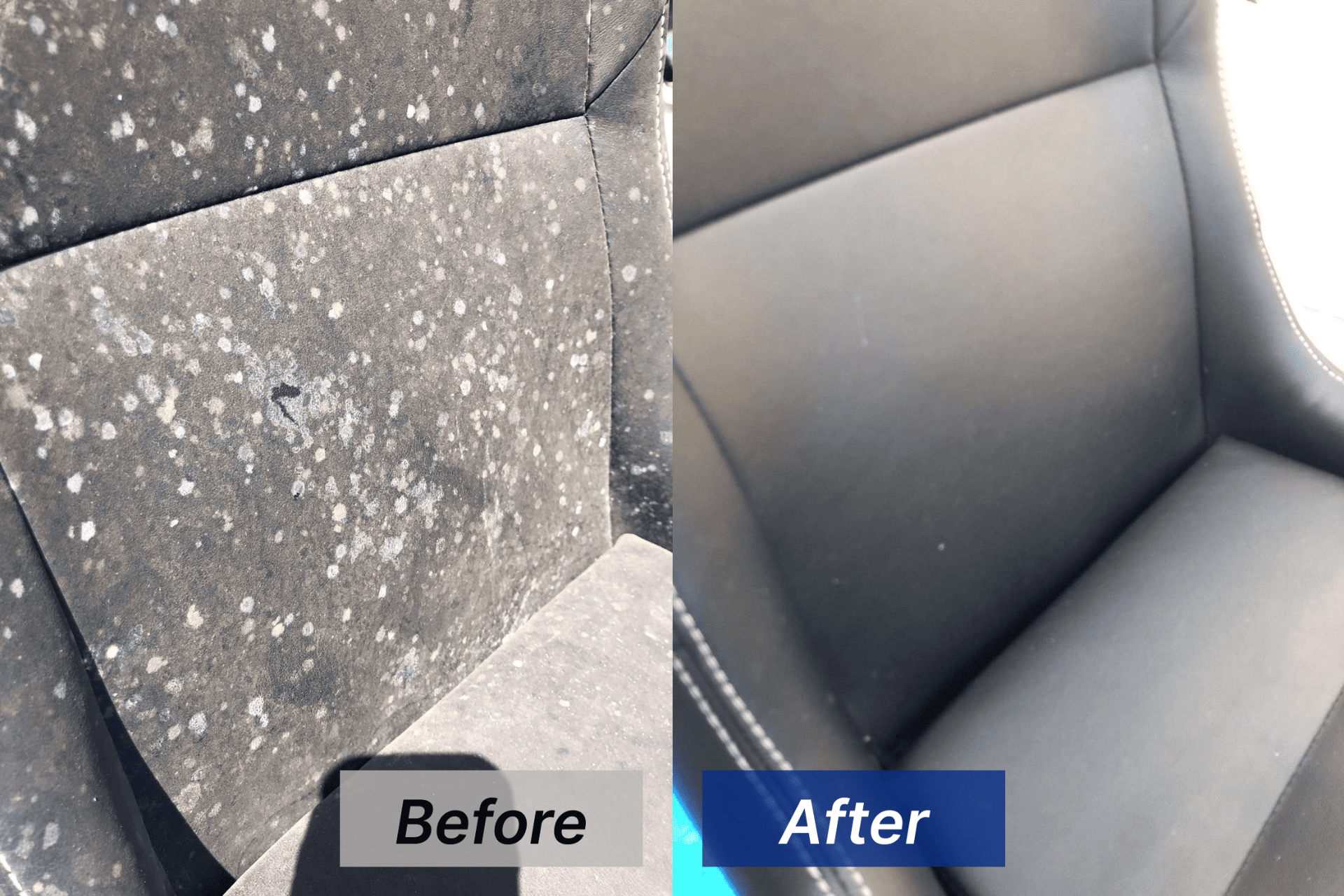 レーシングシートのカビ取り