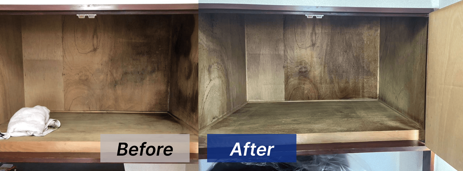 【福岡県福岡市】分譲マンションの押入れをカビ取り･カビ対策