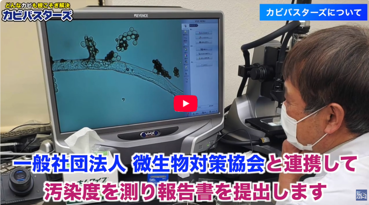 微生物対策協会の専門家と連携