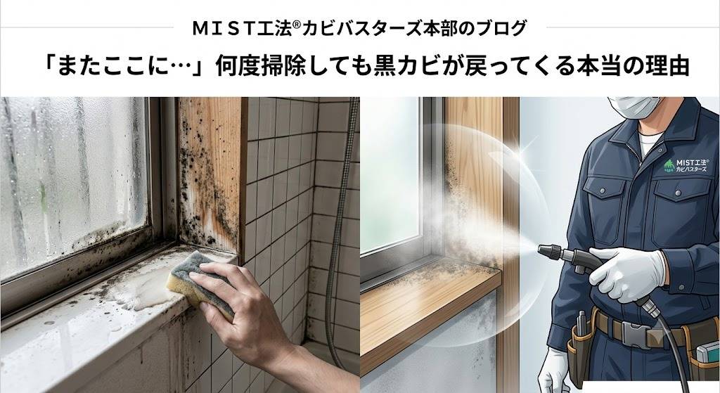 カビの再発率は