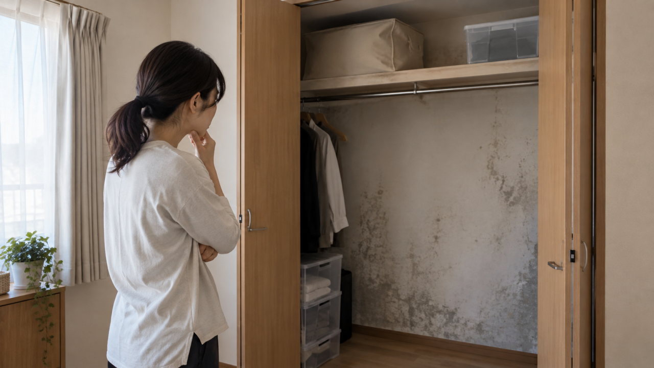 カビ臭い部屋の対策｜発生源の確認と清掃・修理の選び方