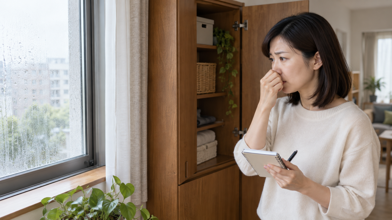 カビ臭ってどんな匂い？原因と対策方法を解説