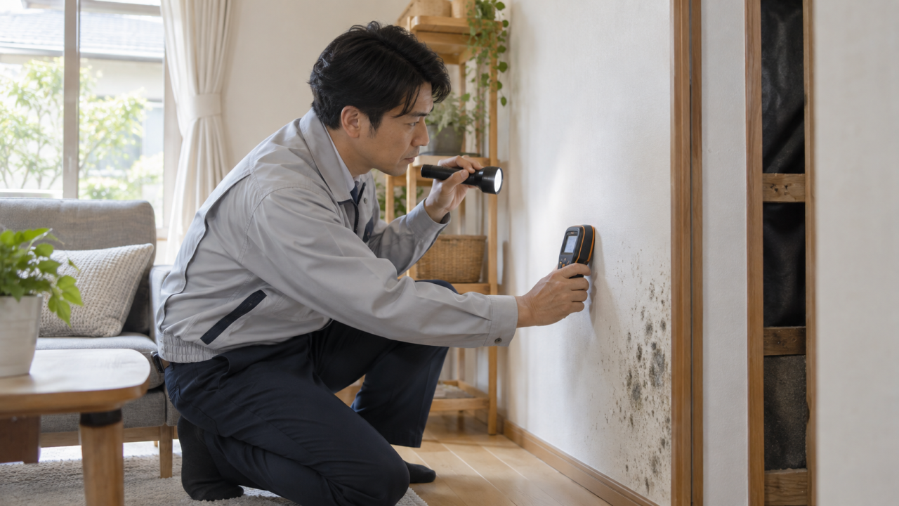 カビを見つけたときの対応範囲