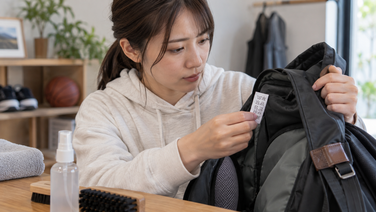 洗える素材と洗えない素材の確認