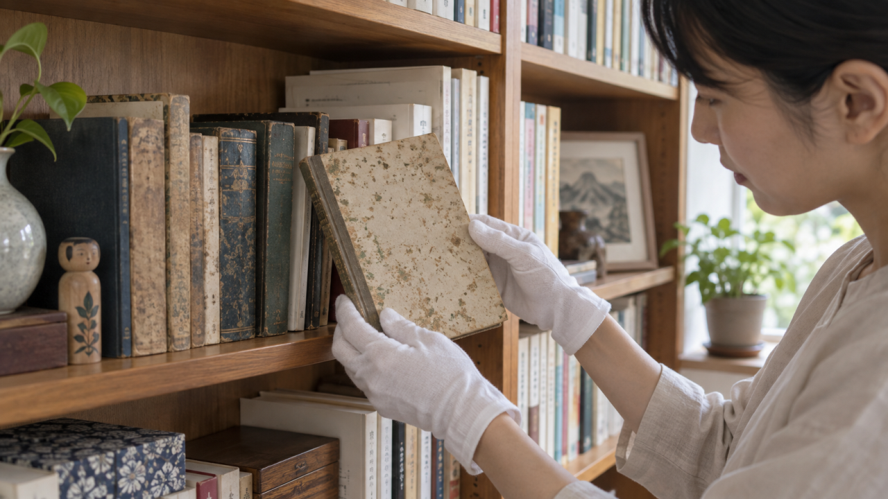 書籍や本に生えたカビを安全に除去し再発を防ぐ方法｜専門家が徹底解説！