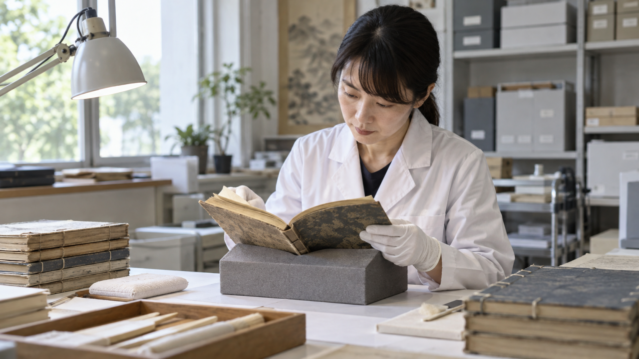 ＭＩＳＴ工法®を使った書籍・本のカビ除去の実際の流れ