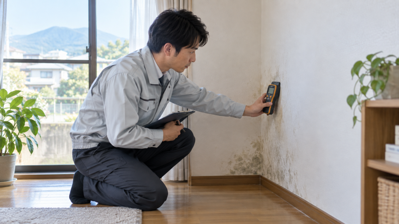 厚木市のカビ取り・原因調査｜再発時の確認と費用の見方