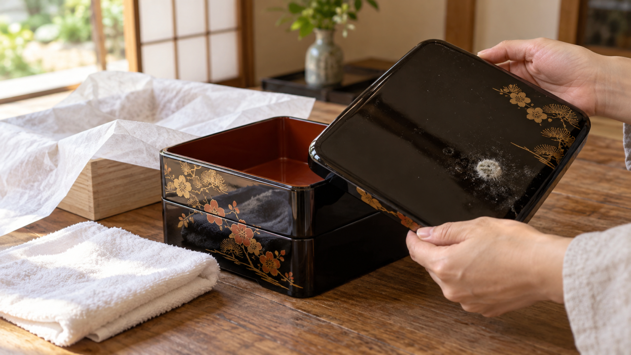 重箱・漆器のカビとお手入れ