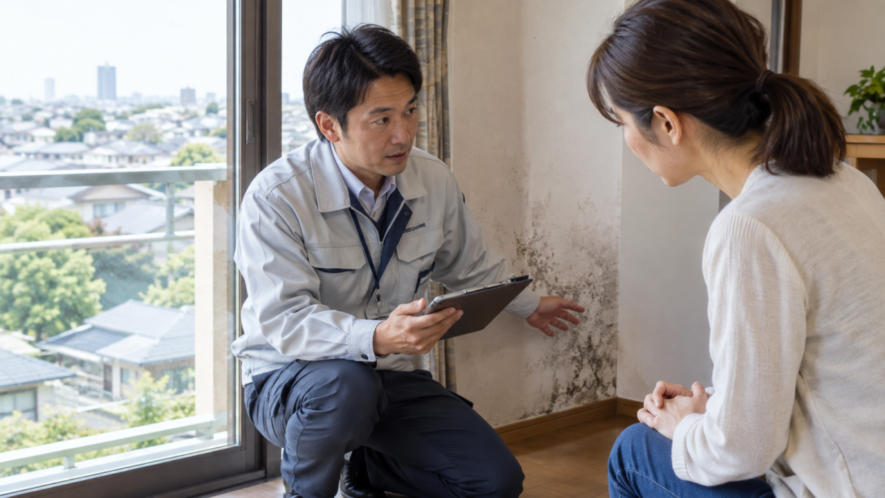 大和市のカビ取り｜再発したときの調査と相談手順