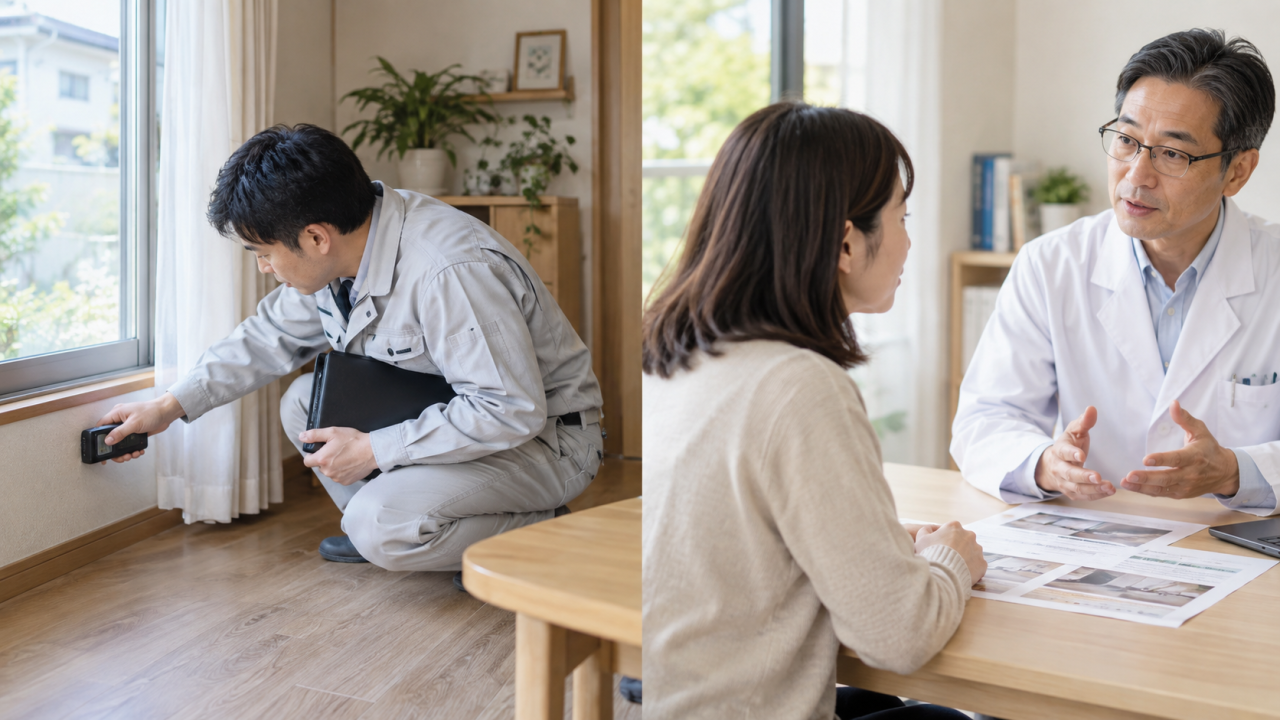 カビと健康が気になるとき｜受診と住宅調査の進め方