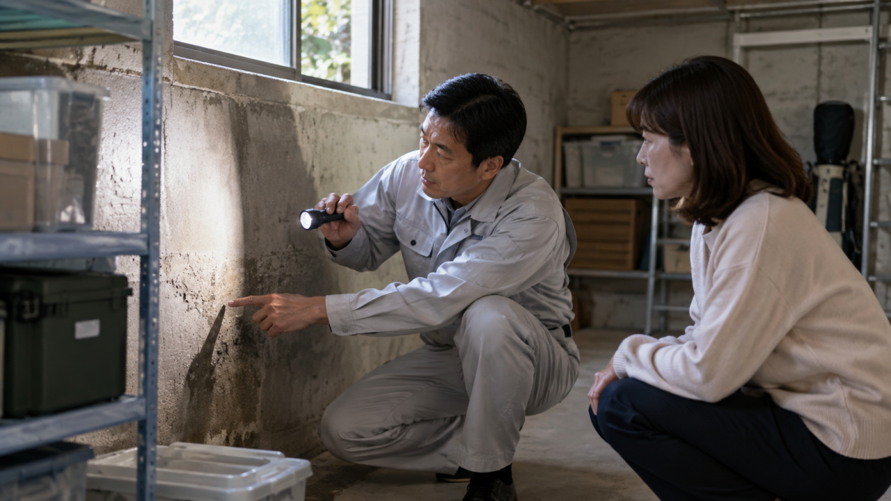 東灘区の地下室のカビ対策｜岡本・御影で相談する前に