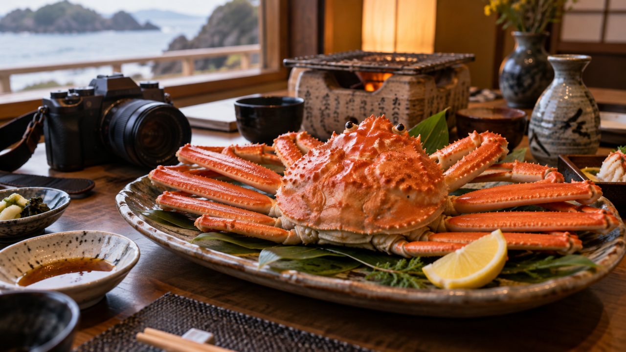 福井出張の動画記録｜越前蟹を食べてみた