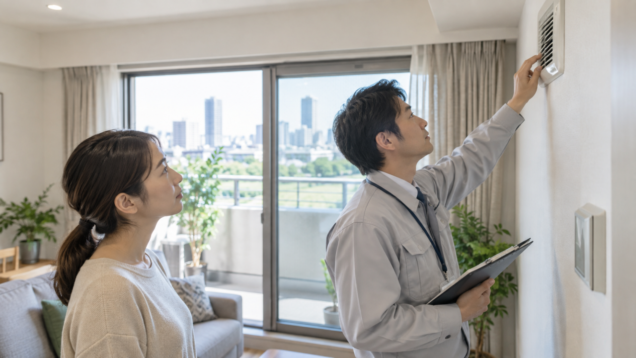 さいたま市の新築マンションのカビ｜水分と換気の確認