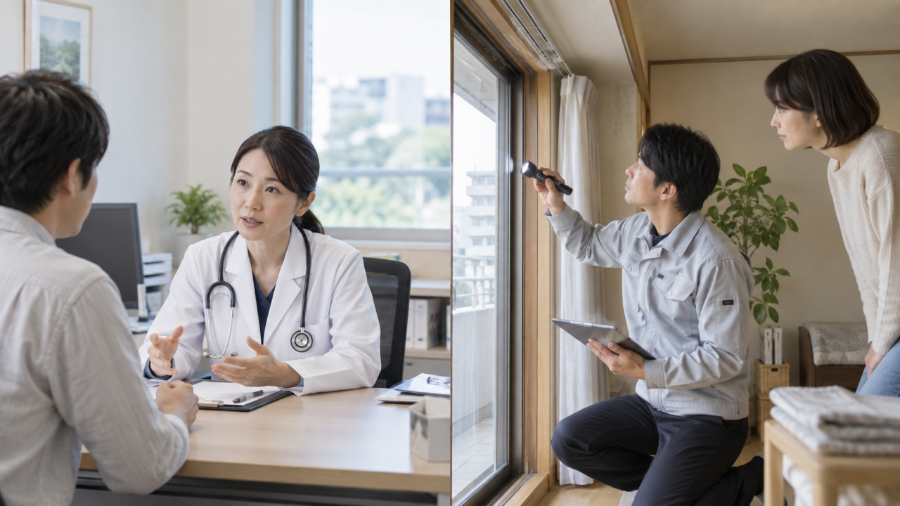 HIVと住まいのカビ｜主治医への相談と環境整備