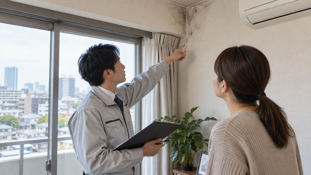 千葉市の賃貸物件のカビ｜大家・管理会社の対応手順