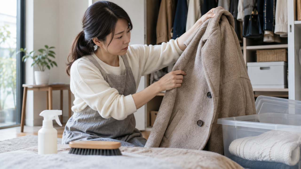 衣替えで見つけたカビ｜服・バッグと収納の対処法