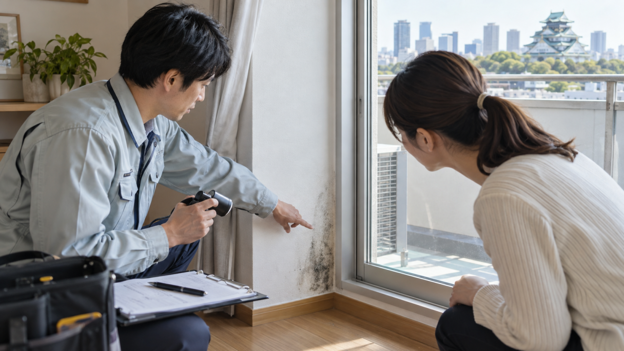 大阪市のカビ対策｜住宅・マンション・店舗の相談手順