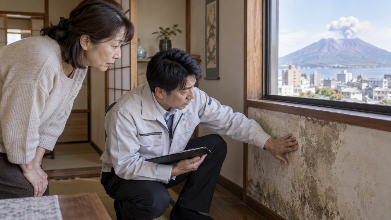 Mold in Kagoshima Buildings: Find the Moisture Source and Prevent Recurrence