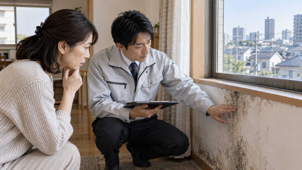 さいたま市のカビ対策｜再発する原因を調べて住まいを乾かす手順