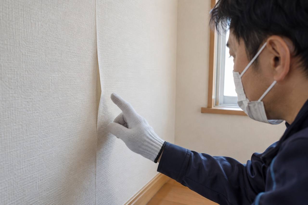 壁紙の浮きや変色は、原因を確認するための手掛かりです。