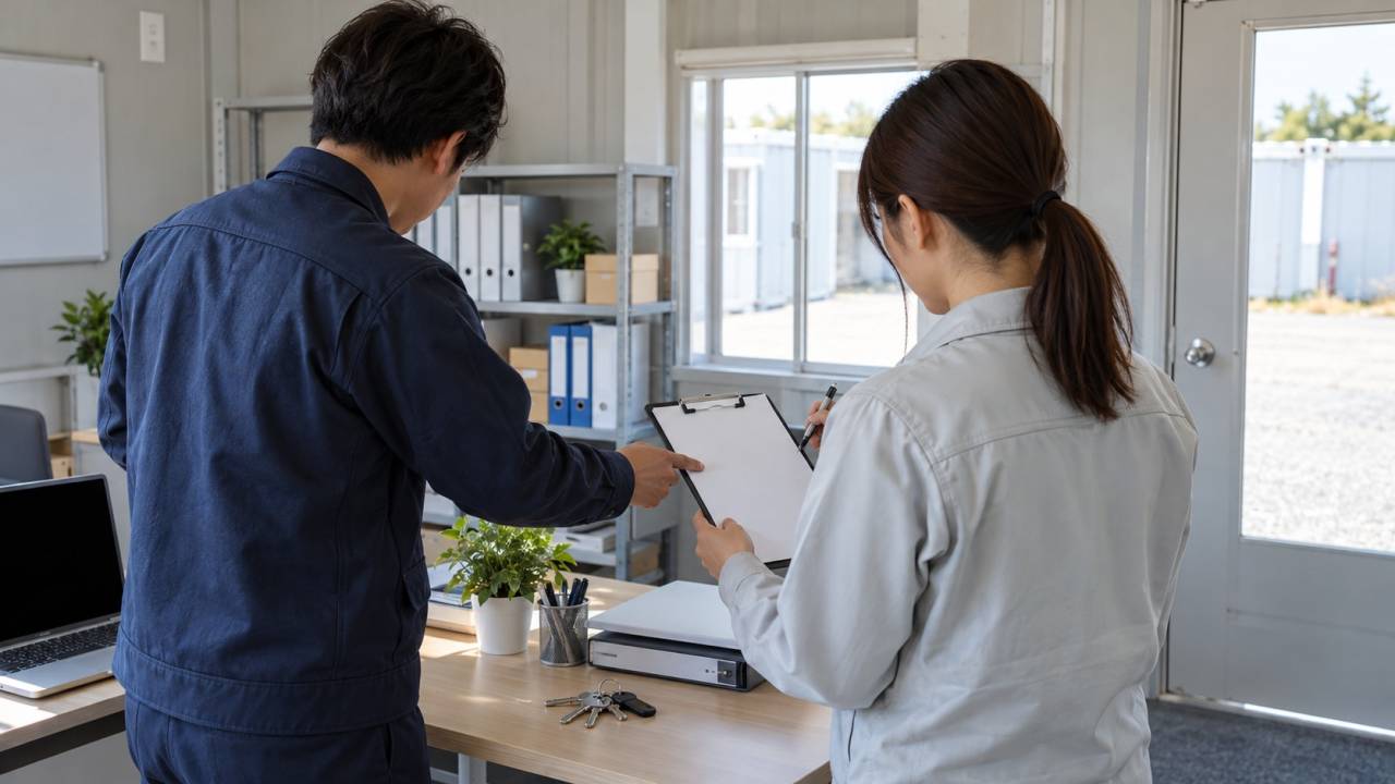 確認済み事項と再確認する点を担当者間で引き継ぐイメージ