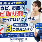 【カビ取りは自分で限界？】そのカビ、市販のカビ取り剤で取ってはいけません｜プロが教える3つの見分け方