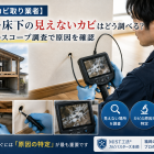 【福岡のカビ取り業者】壁の裏・床下の見えないカビはどう調べる？ファイバースコープ調査で原因を確認