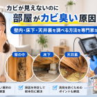 カビが見えないのに部屋がカビ臭い原因は?壁内・床下・天井裏を調べる方法を専門家が解説
