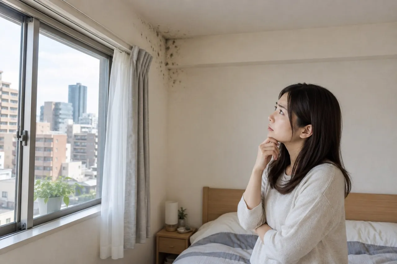 大阪のマンションの壁にカビ｜結露・漏水と相談の目安