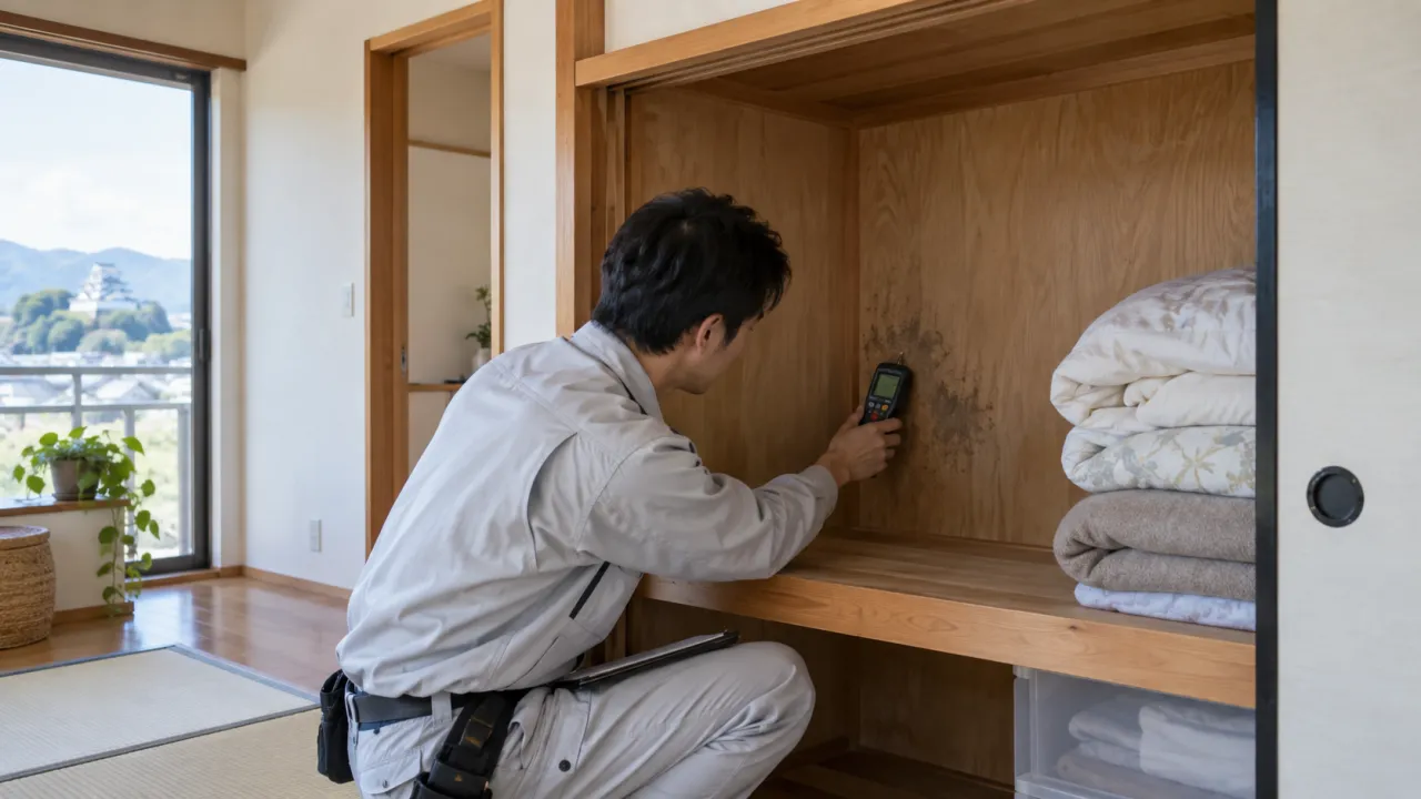 小田原市のカビ取り｜リフォーム後・押入れの再発対策